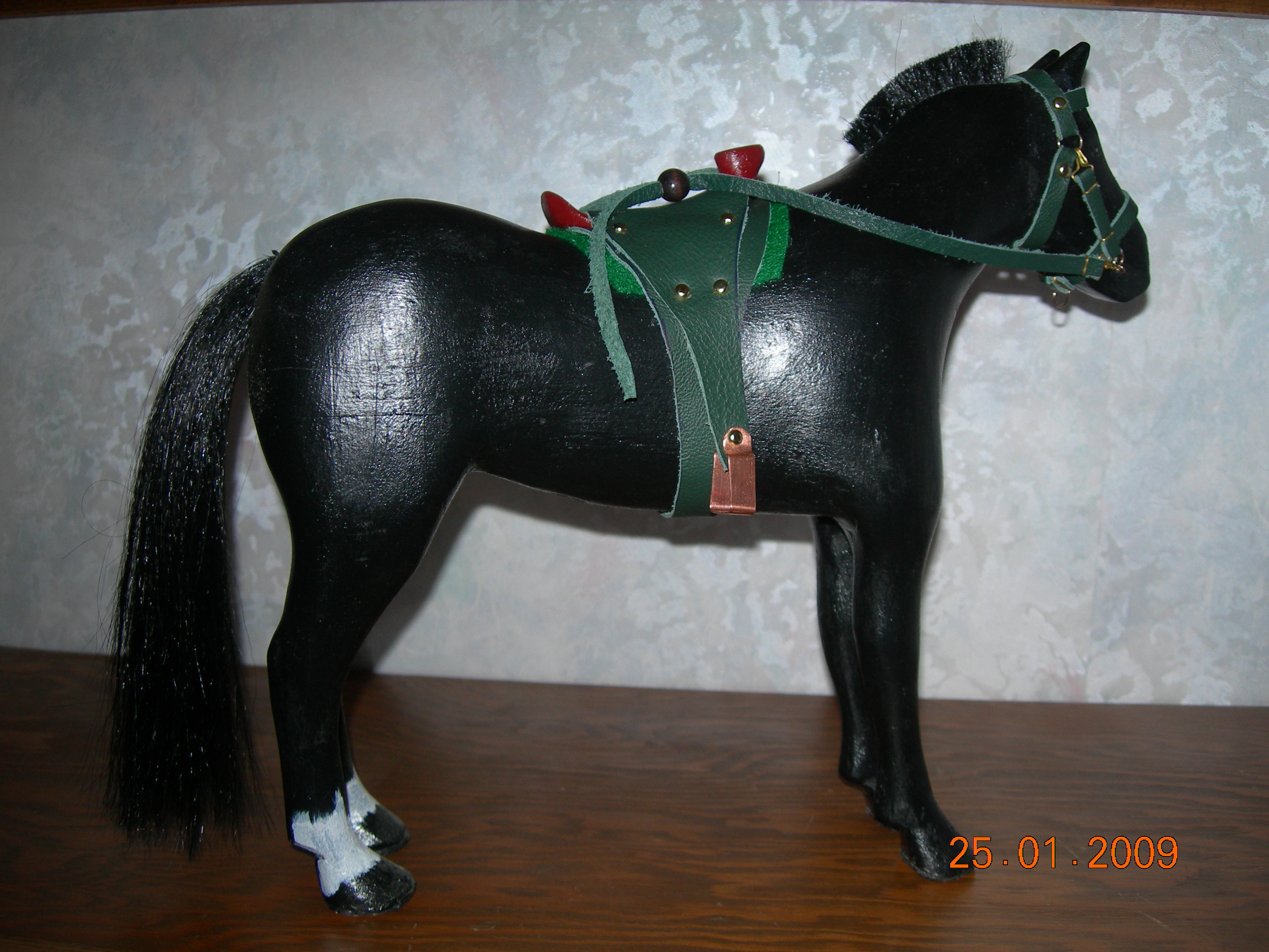 Horse carvings